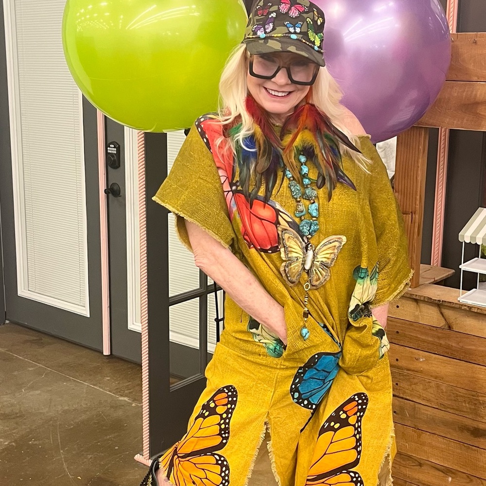 Colorful Butterfly Tunic - Picture 4 of 4